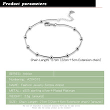 Load image into Gallery viewer, Sterling silver Anklet