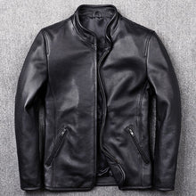 Load image into Gallery viewer, 100% Genuine Leather Air Force Flight Men Coat Winter Thick Cowhide