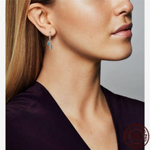 Load image into Gallery viewer, 100% Real 925 Sterling Silver Classic Love Feather Earrings Are - Sophornlilly