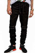 Load image into Gallery viewer, Mulisha Stacked Leg Joggers (Black)