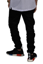 Load image into Gallery viewer, Mulisha Stacked Leg Joggers (Black)