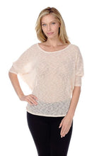 Load image into Gallery viewer, SHEER NUDE TOP WITH BACK KNOT