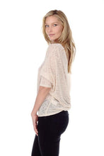 Load image into Gallery viewer, SHEER NUDE TOP WITH BACK KNOT
