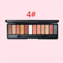 Load image into Gallery viewer, 12 Color Makeup Eye Shadow Glitter Highlight Eyeshadow Set Makeup