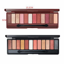 Load image into Gallery viewer, 12 Color Makeup Eye Shadow Glitter Highlight Eyeshadow Set Makeup