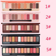 Load image into Gallery viewer, 12 Color Makeup Eye Shadow Glitter Highlight Eyeshadow Set Makeup