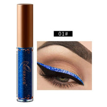 Load image into Gallery viewer, 12 Colors Colorful Metallic Glitter Liquid Eyeliner Makeup - Sophornlilly