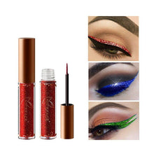 Load image into Gallery viewer, 12 Colors Colorful Metallic Glitter Liquid Eyeliner Makeup - Sophornlilly