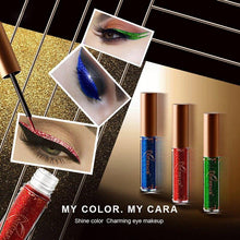 Load image into Gallery viewer, 12 Colors Colorful Metallic Glitter Liquid Eyeliner Makeup - Sophornlilly