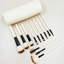Load image into Gallery viewer, 12 Makeup Brush Set with Bucket for Cosmetics Soft Beauty Foundation