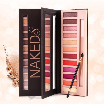 12 colors Matte Nude Professional Makeup Eyeshadow Palette Nake Smoky