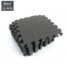 Load image into Gallery viewer, 12PCS 30*30cm EVA Leaf Grain Floor Sport Protection Gym Mat Non Slip - Sophornlilly