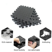 Load image into Gallery viewer, 12PCS 30*30cm EVA Leaf Grain Floor Sport Protection Gym Mat Non Slip - Sophornlilly