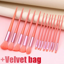 Load image into Gallery viewer, 13pcs Soft Fluffy Makeup Brushes Set For Cosmetics Foundation Blush