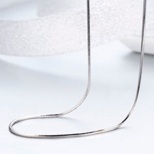 Sterling Silver Thin Snake Chain Necklace