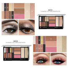 Load image into Gallery viewer, 15 Colors Eyeshadow Pallete Glitter Makeup Matte Eye Shadow Make Up