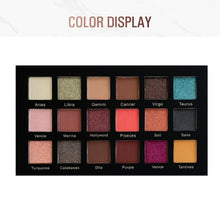Load image into Gallery viewer, 18 Color Eye Shadow Palette Matte Pearl Glitter Powder Earth Color Eye