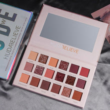 Load image into Gallery viewer, 18 Color Eyeshadow Palette Marble Earth Pearlescent Glitter Powder