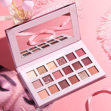 Load image into Gallery viewer, 18 Color Eyeshadow Palette Marble Earth Pearlescent Glitter Powder