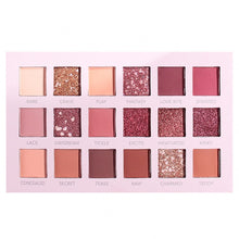 Load image into Gallery viewer, 18 Color Eyeshadow Palette Marble Earth Pearlescent Glitter Powder
