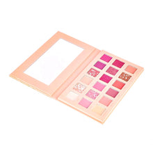 Load image into Gallery viewer, 18 Color Eyeshadow Palette Marble Earth Pearlescent Glitter Powder