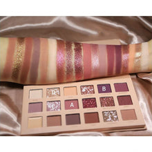 Load image into Gallery viewer, 18 Color Eyeshadow Palette Marble Earth Pearlescent Glitter Powder