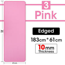 Load image into Gallery viewer, 1830*610*8mm,10mm, NBR Material Sport Thick Yoga Mat for - Sophornlilly