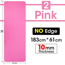 Load image into Gallery viewer, 1830*610*8mm,10mm, NBR Material Sport Thick Yoga Mat for - Sophornlilly