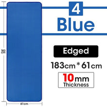 Load image into Gallery viewer, 1830*610*8mm,10mm, NBR Material Sport Thick Yoga Mat for - Sophornlilly