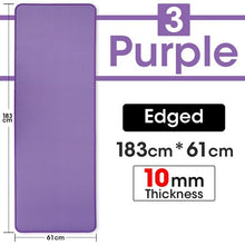Load image into Gallery viewer, 1830*610*8mm,10mm, NBR Material Sport Thick Yoga Mat for - Sophornlilly