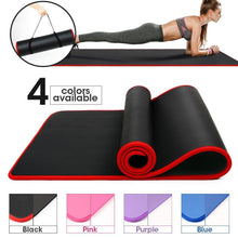 Load image into Gallery viewer, 1830*610*8mm,10mm, NBR Material Sport Thick Yoga Mat for - Sophornlilly