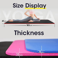 Load image into Gallery viewer, 1830*610*8mm,10mm, NBR Material Sport Thick Yoga Mat for - Sophornlilly