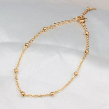 Load image into Gallery viewer, 18KGP Stainless Steel Anklet Bracelet for Women Heart Star Bracelet