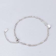 Load image into Gallery viewer, 18KGP Stainless Steel Anklet Bracelet for Women Heart Star Bracelet