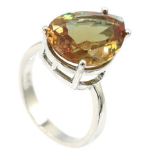 Load image into Gallery viewer, 18x13mm Zultanite Gemstone Silver Rings for Women Created Color - Sophornlilly