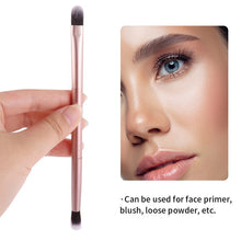 Load image into Gallery viewer, 1pcs Double-ended Makeup Brush Nose Shadow Eyeshadow Blush Highlighter