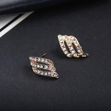 Load image into Gallery viewer, 1Pair Irregular Fashion Stud Earrings Alloy Rhinestone Combination - Sophornlilly