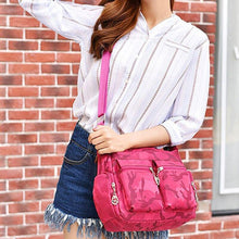 Load image into Gallery viewer, 1Pc New Washed Oxford Ladies Shoulder Slung Canvas Bag Fashion Casual - Sophornlilly