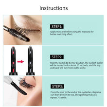 Load image into Gallery viewer, 1Pcs Mini Electric Heated Eyelash Curler Long Lasting Lash Lifting - Sophornlilly