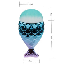 Load image into Gallery viewer, Blush Brush Mermaid Shape Professional Face Makeup