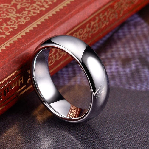 2/4/6/8mm Tungsten Carbide Rings for Women Men Wedding Engagement