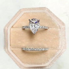 Load image into Gallery viewer, 2 In 1 Fashion Women Artificial Gemston Ring Set Wedding Engagement
