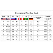 Load image into Gallery viewer, 2 In 1 Fashion Women Artificial Gemston Ring Set Wedding Engagement