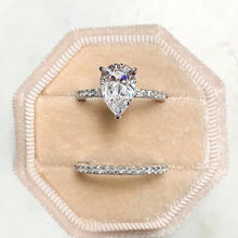 Load image into Gallery viewer, 2 In 1 Fashion Women Artificial Gemston Ring Set Wedding Engagement