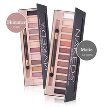 Load image into Gallery viewer, 2 Pack 12 Colors Makeup Naked Eyeshadow Palette Natural Nude Matte