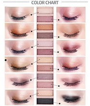 Load image into Gallery viewer, 2 Pack 12 Colors Makeup Naked Eyeshadow Palette Natural Nude Matte
