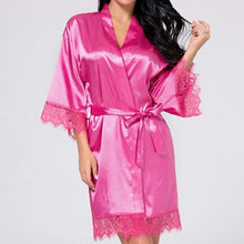 Load image into Gallery viewer, 2 Pieces Set Women White Lace Elegant Nightgowns Nightdress Sleepwear