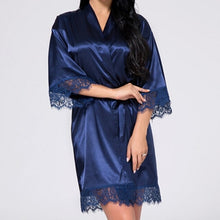 Load image into Gallery viewer, 2 Pieces Set Women White Lace Elegant Nightgowns Nightdress Sleepwear