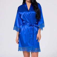 Load image into Gallery viewer, 2 Pieces Set Women White Lace Elegant Nightgowns Nightdress Sleepwear