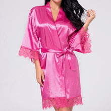 Load image into Gallery viewer, 2 Pieces Set Women White Lace Elegant Nightgowns Nightdress Sleepwear